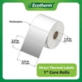 thumbnail image 2 of Etiquetas térmicas 3x2 4 rollos 2940 para Zebra, Munbyn, Rollo, 2 of 7