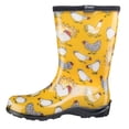thumbnail image 2 of Botas de lluvia impermeables Boot Sloggers a media pantorrilla para mujer, talla 10, 2 of 7
