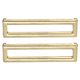 thumbnail image 1 of 2 Pcs Encanto para Agujetas para Zapatillas, Broches Decorativos para Agujetas para Zapatos Casual de Mujeres, Dorado (Rectangular Hueco), 1 of 7