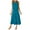 Sky Blue, variant on Women Summer Two Piece Suit - Sleeveless Tank Wide Leg Pants Pocket