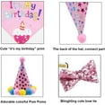 thumbnail image 3 of Monebena Dog Birthday Party Supplies, Girl Dog Puppy Theme Birthday Decorations,Dog Birthday Hat,Bow Tie,Bandana,Banner for Small Medium Large Dog (Pink 4 Pack), 3 of 4