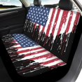 thumbnail image 4 of Pzuqiu American Flag Pattern Car Seat Covers Full Set Easy to Install Light Front and Rear Seat Cover Set, Stretchy Breathable Compatible, 4 of 10