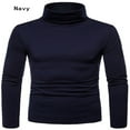 thumbnail image 1 of Mens Winter Thermal Turtle Neck Pullover Stretch Basic Thick T Shirt, 1 of 6