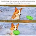 thumbnail image 5 of Dog Disc, Frisbee for Dogs, 2 Pcs Frisbee Dog Toy, for Games Sport Exercise Activity and Outdoor Play, for Small and Medium Dogs Diameter 18.5cm Blue and Green, 5 of 5