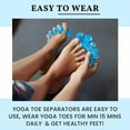 thumbnail image 6 of QARUN Gel Toe Separator, 1 Pair, Toe Spacers, Toe Straightener, Hammer Toe Straightener, Toe Spreader, Toe Stretcher, Toe Corrector For Women And Men, Bunion Corrector, 6 of 6