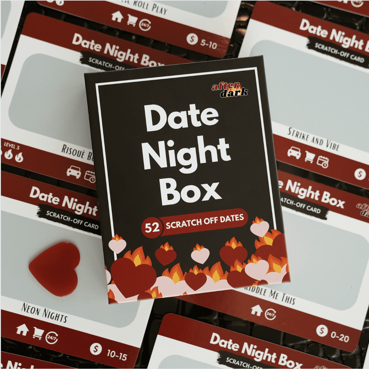 Date Night Box: After Dark - 52 Spicy & Intimate Scratch-Off Date Night Box: After Dark - 52 Spicy & Intimate Scratch-Off