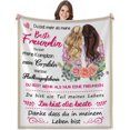 thumbnail image 1 of LHSHID Birthday Gift for My Best Friend Sisters Blanket Flannel Soft and Comfortable Anti static Bed Sofa Blanket 50x60in, 1 of 5