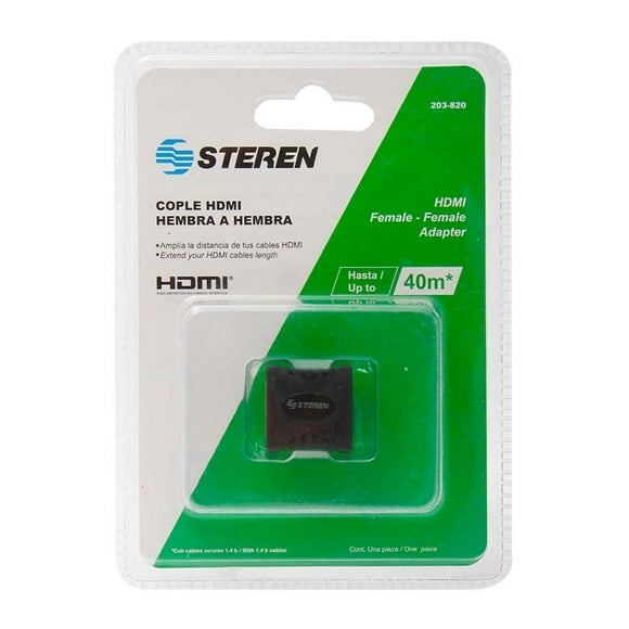 Cople HDMI Steren Hembra a Hembra Modelo 203-820