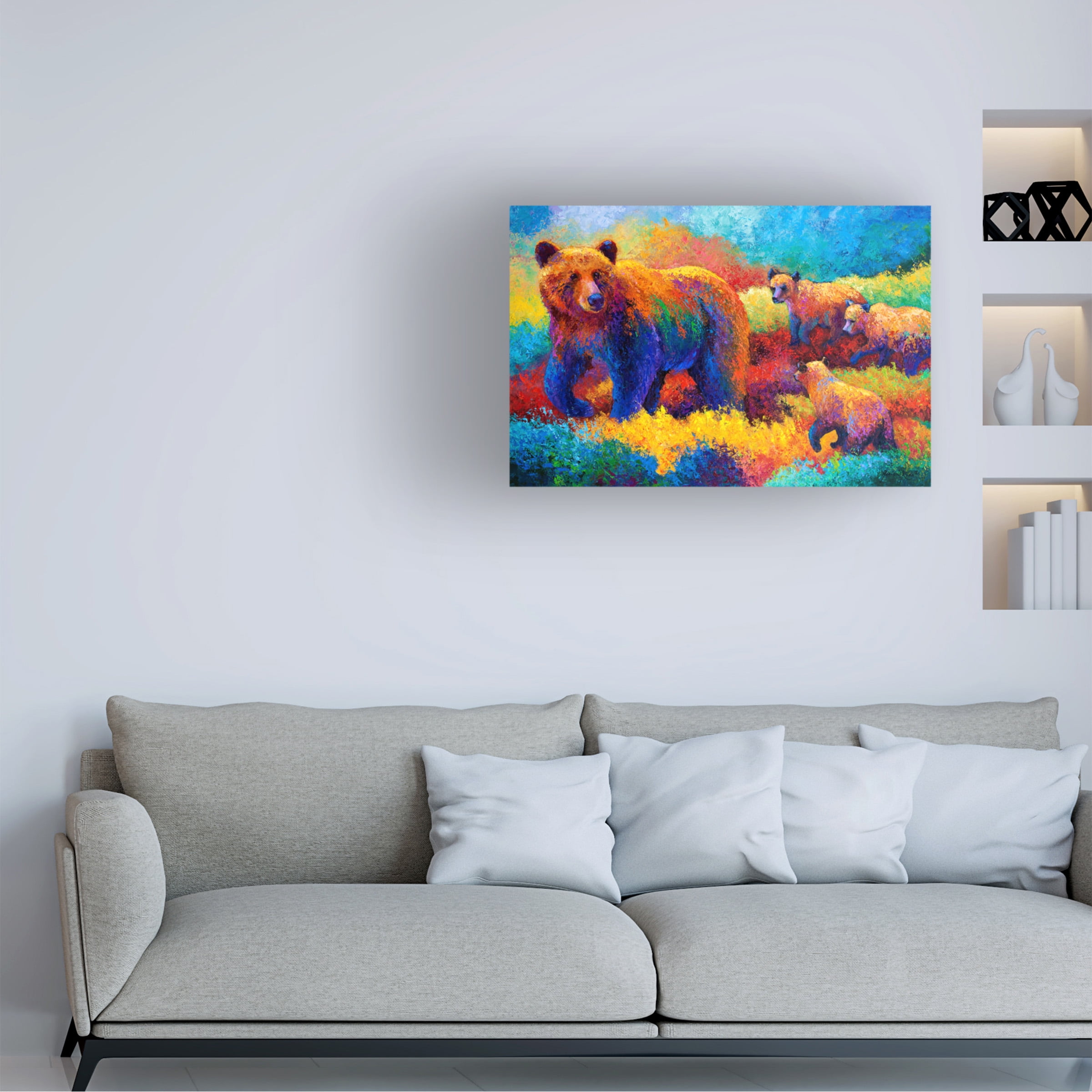 Marion Rose 'Grizz Family' Canvas Art