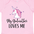 thumbnail image 4 of Inktastic My Godmother Loves Me Unicorn Girls Baby Bodysuit, 4 of 5