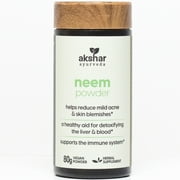 AKSHAR AYURVEDA Neem Powder for Overall Body Detoxification & Enhanced Immunity, 80 g