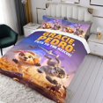 thumbnail image 3 of Gracie y Pedro Conjunto de sábanas temático, trío de piezas, cómodo y amigable con la piel, diseño único, regalo de decoración para el hogar para familiares, amigos y fans,173cm *218cm, 3 of 6