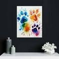 thumbnail image 4 of WERPE  Footprint Poster Hypebeast Canvas Wall Art Graffiti Artwork Print Colorful Nursery Wall Décor 16x20 in, 4 of 4