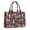 Shiba Inu Dog, variant on Large Capacity Tote Bag,Yellow Boston Terrier and Flower Handbag Fashion Luxury Tote Bag,15.7"x13"x 5.1" Inches,Laptop Compatible
