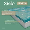 thumbnail image 7 of Sielo Luxe 10" Premium Twin Gel Mattress with CertiPUR US Certified Foam, 7 of 7