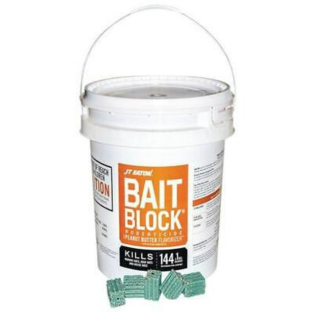JT Eaton Toxic Peanut ButterFlavored Rodenticide Bait Blocks For Mice