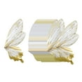 thumbnail image 2 of jifeng 80 Pieces Flower Wrapping Papers Butterfly Wing Packaging Paper for Birthday Golden, 2 of 9