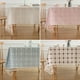 thumbnail image 5 of Granjero Gordo 1 mantel rectangular de rejilla amarilla clara, impermeable y a prueba de polvo, para mesa de comedor, 300 x 140 cm, 5 of 5