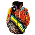 thumbnail image 3 of Venta caliente 3D Impresión de arte Cremallera Sudadera con capucha Hombres Patrón geométrico abstracto Niños Sudadera con capucha Harajuku Sudadera con capucha de manga larga, 3 of 5