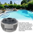 thumbnail image 4 of Pool Chlorine Dispenser Connection 43mm Plastic Chlorine Dispenser Replacement Accessory Connection For P03821, 4 of 8