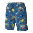 thumbnail image 2 of Yiaed Animals1 Print Men's Swim Trunks with Lining Quick Dry Sports Shorts Beach Shorts Boardshorts-Medium, 2 of 5