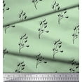 thumbnail image 2 of Soimoi Green Cotton Duck Fabric Berries Fruit Fabric Prints By Yard 44 Inch Wide, 2 of 3