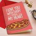 thumbnail image 3 of Tarjeta de felicitación Podagree Funny Pizza Pun para el Día de San Valentín, 3 of 9