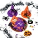 thumbnail image 3 of Inteprter Paquete de 10 cajas de dulces de Halloween, bolsa de regalo para festivales, papel, reutilizable, personalizado, nueces, Chocolates, Kits de decoración para fiestas Naranja, 3 of 6