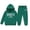Dark Green, variant on Tween Girls Outfits Sets Winter Hoodie Joggers Comfy Casual Kids Print Cute Girls Fall Clothes Hot Pink Size 12-13T
