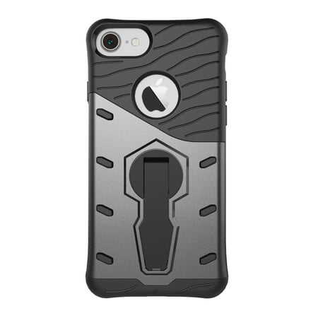 Non-slip Protective Case Rugged Shockproof Robot Armor Mobile Phone Cover for iPhone 7, 8/iPhone 7 plus, 8