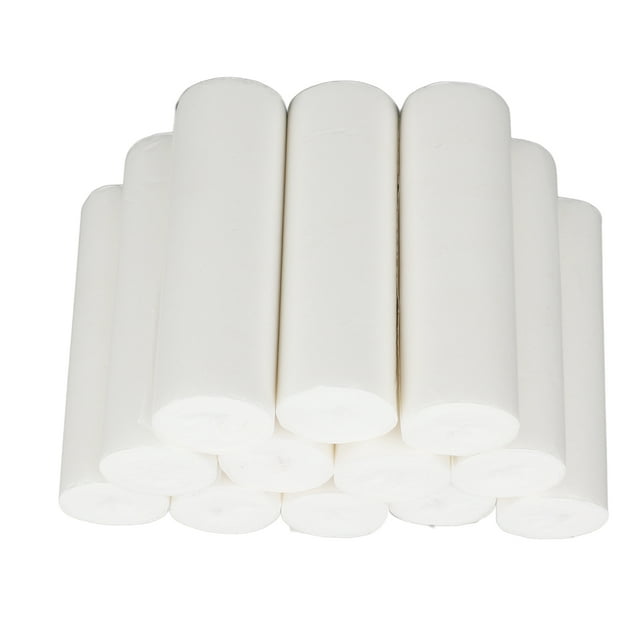 Rouleau de Bandage en Gaze, 12 Pcs Application Large Rouleau de Gaze Confortable Absorbant Coton pour Voyage