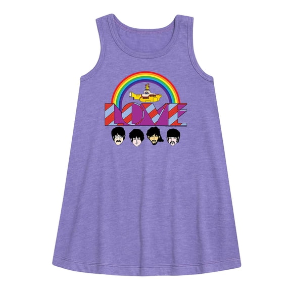The Beatles - Yellow Submarine - Girls Aline Dress