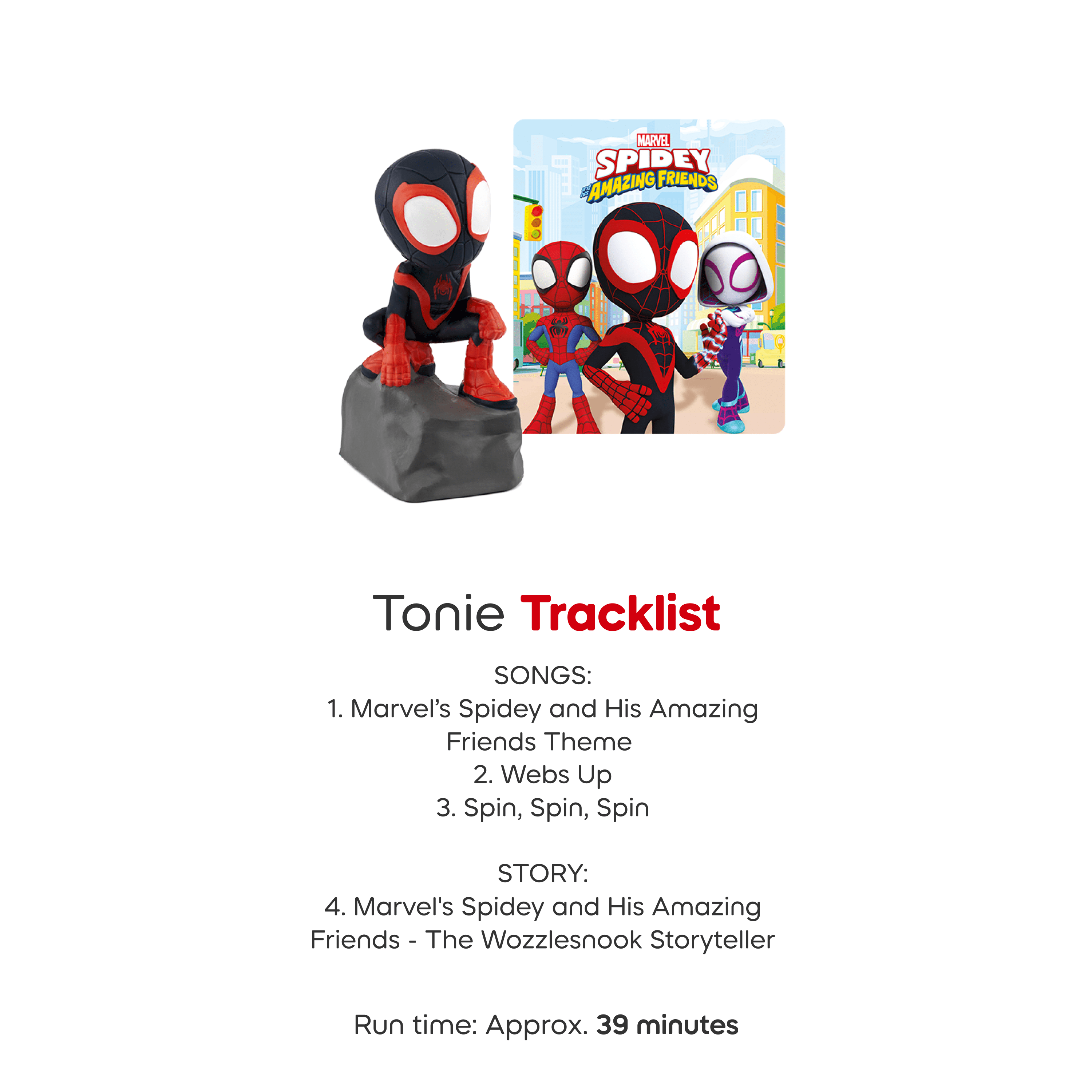 Tonies Audio Character - Marvel Spiderman & His Amazing Freinds (ENGLISH ONLY)