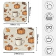thumbnail image 6 of Yayeee Dish Drying Mat for Kitchen Counter 18" x 24" Microfiber Super Absorbent Coffee Decorative Pad, Fall Pumpkin Pattern, 6 of 8