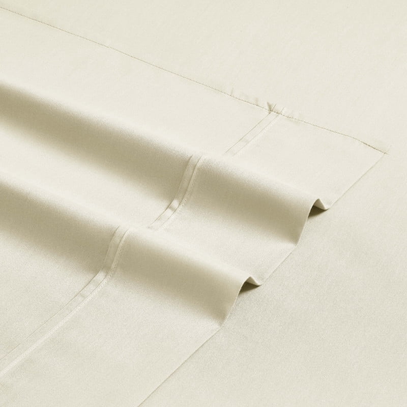 Superior 4-Piece 1400-1500 Thread Count Ivory Sheet Set, King