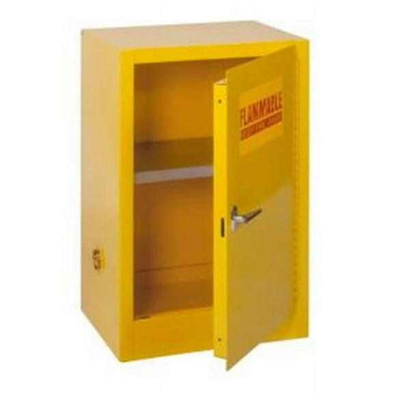 Sandusky Compact Flammable Safety Cabinet, 12 Gallon Capacity, Yellow