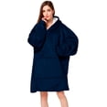 thumbnail image 1 of Sudadera Cobija Bluelander con Capucha, Manta Térmica, Unitalla, Azul Marino, 1 of 4