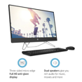 thumbnail image 4 of HP All-in-One 27" FHD Ryzen 5 5625U AMD Radeon Graphics 8GB RAM 512GB SSD Windows 11 Black Certified Refurbished, 4 of 7