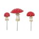 thumbnail image 4 of 3 estacas de hongos para jardín, estatuas en miniatura brillantes, manualidades de bonsái, pequeños adornos para césped, decoración de jardín de, 4 of 8