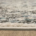 thumbnail image 6 of Mohawk Home Mallorqui Low Pile Latex Backed Stain and Fade Resistant Floral Blue Indoor Area Rug, 5' 3" X 8', 6 of 9