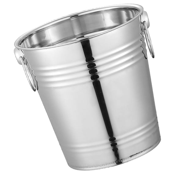 OFFIGAM Stainless Steel Ice Bucket Cooler with Wine Bottle Holder, Ideal for Bars, Parties, and Beverage Chilling Needs