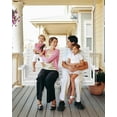 thumbnail image 6 of YEFU Porch Swing, 2-Seat Outdoor Swing, Waterproof Hanging Porch Swings Chair, Weather Resistance Patio Swings,for Garden and Backyard,Composite Material,660LBS Weight Capacity,4FT,White, 6 of 7