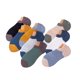thumbnail image 2 of Calcetines finos a juego de colores para hombre, calcetines invisibles de boca baja de malla, calcetines antideslizantes de silicona, calcetines de algodón con desodorante de hilo de, 2 of 5