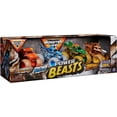 thumbnail image 1 of Monster Jam, Power Beasts 4-Pack El Toro Loco, Megalodon, Dragon and Horse Power, 1:64 Scale, 1 of 5