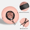 thumbnail image 5 of Minzimin 1Pcs Ponytail Sun Bucket Hats for Women UV Protection Foldable Mesh Wide Brim Hiking Beach Fishing Summer, 5 of 6