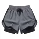 thumbnail image 1 of Biker Mini Short Deportivo Mallas Licra Hombre Gym Ejercicio, 1 of 6