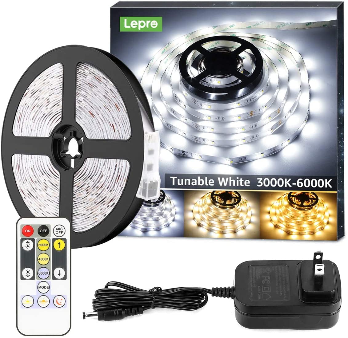 Buy Lepro LED Strip Light, 3000K6000K Tunable White, 16.4ft Dimmable