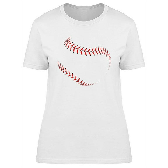 Baseball Lace Ball T-Shirt Women -Image by Shutterstock, Female Medium