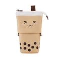 thumbnail image 1 of Estuche de pie para niños brillar Kawaii marrón, 1 of 5