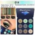 thumbnail image 1 of Colors 9 Set Makeup Eyeshadow Eyeshadow Cosmetic Eyeshadow, Makeup Eye Shadow, 1 of 3